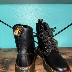 Sold Dr Marten Black Leather Boots